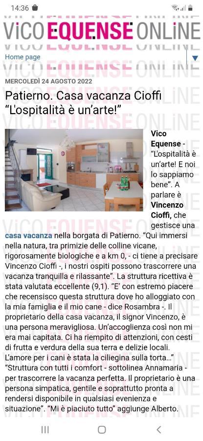 B&B Casa Vacanza Cioffi Vico Equense Εξωτερικό φωτογραφία